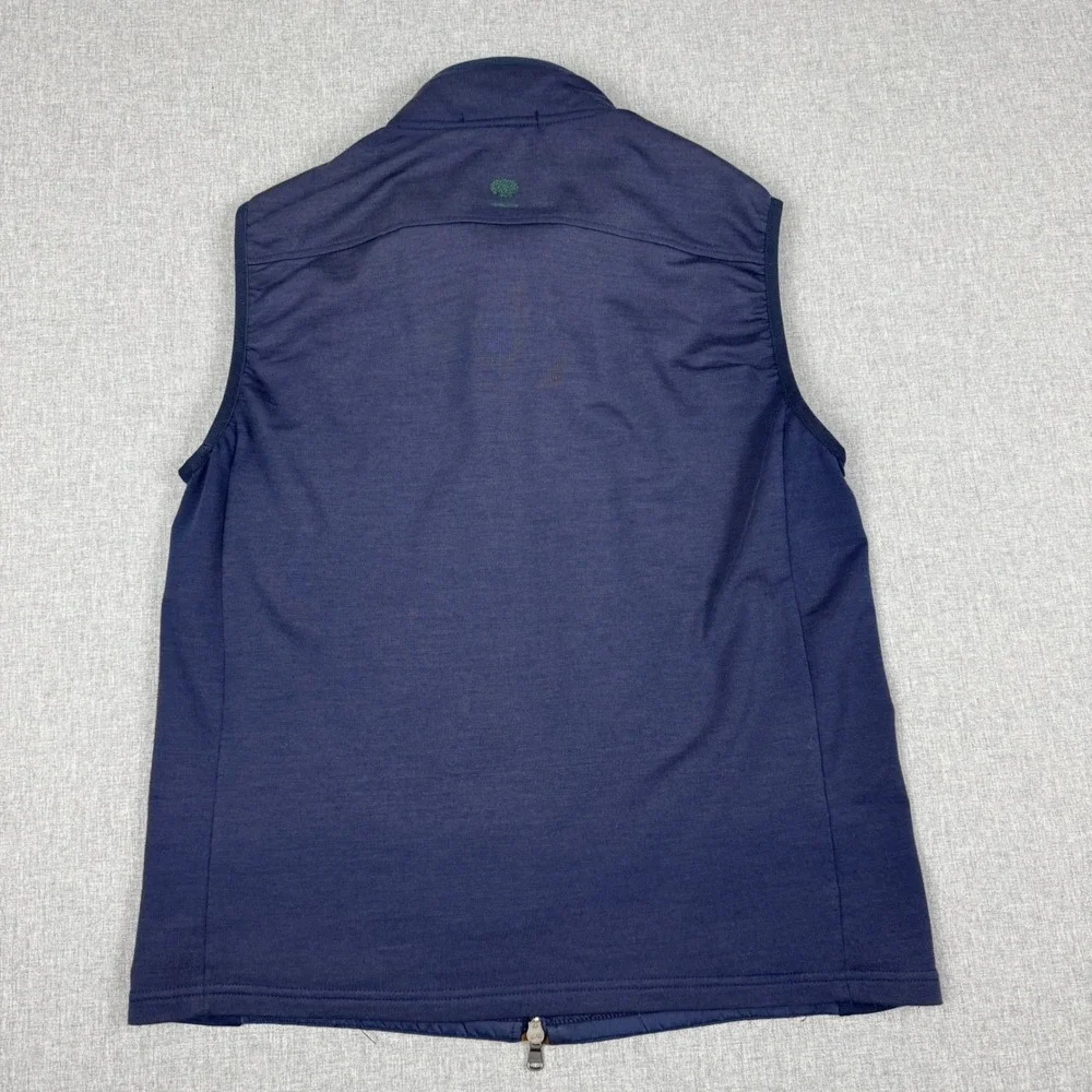 RLX Ralph Lauren Navy Blue Quilted Hybrid Vest Size M Mens Golf Activewear